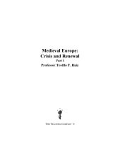 book Medieval Europe. Part 2 of 2 : crisis and renewal