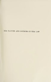 book The Nature and Sources of Law