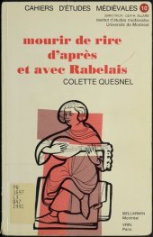 book Mourir de rire d'après et avec Rabelais