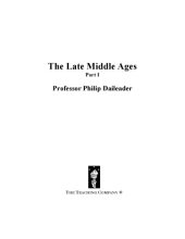 book The late Middle Ages. [Part 1 of 2]