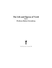 book The life and operas of Verdi