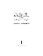 book The other 1492 : Ferdinand, Isabella, and the making of an empire