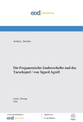 book Die Pergamenische Zauberscheibe und das Tarockspiel