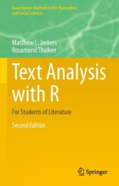 book Text Analysis with R: For Students of Literature