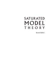 book Saturated model theory