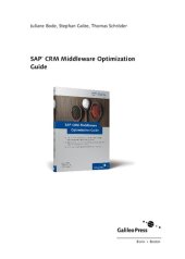 book SAP CRM Middleware Optimization Guide