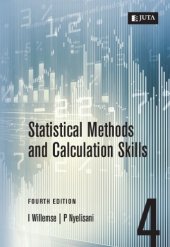 book Statistical Methods And Calculation Skills