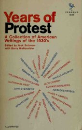 book Years of protest : a collection of American writings of the 1930’s