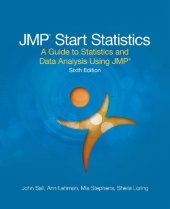 book JMP Start Statistics: A Guide to Statistics and Data Analysis Using JMP, Sixth Edition