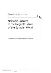 book Nomadic Cultures in the Mega-Structure of the Eurasian World