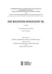 book Die Register Innocenz' III, 13. Band, 13. Pontifikatsjahr, 1210/1211: Texte und Indices