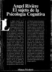 book EL SUJETO DE LA PSICOLOGIA COGNITIVA