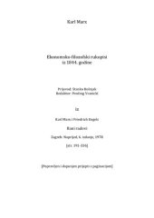 book Ekonomsko-filozofski rukopisi iz 1844