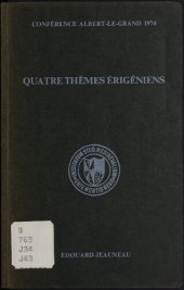 book Quatre thèmes Érigéniens