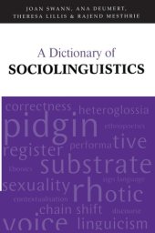 book A Dictionary of Sociolinguistics