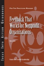 book Feedback That Works for Nonprofit Organizations