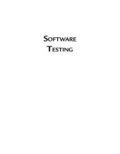 book Software Testing: Principles and Practices