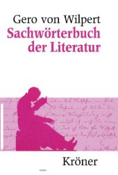 book Sachwörterbuch der Literatur