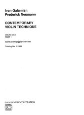 book Contemporary Violin Technique