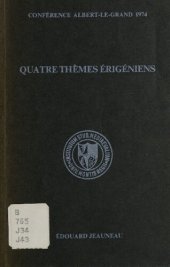 book Quatre thèmes Érigéniens