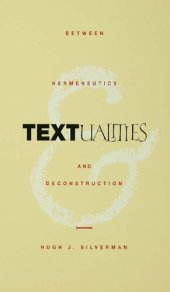 book Textualities: Between Hermeneutics and Deconstruction