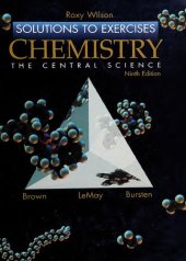 book Chemistry the Central Science: Solutions To Exercises