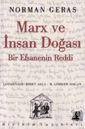 book Marx ve İnsan Doğası: Bir Efsanenin Reddi