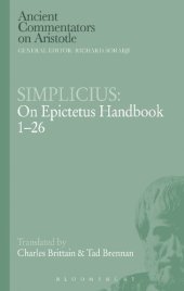 book Simplicius: On Epictetus Handbook 1-26