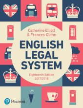 book English Legal System (Eighteenth Edition 2017/2018)