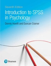 book Introduction to SPSS in Psychology