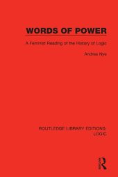 book Words of Power: A Feminist Reading of the History of Logic