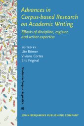 book Advances in Corpus-based Research on Academic Writing