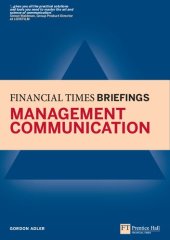 book Management Communication: Financial Times Briefing (Financial Times Series)