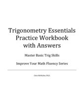 book Trigonometry Essentials Practice Workbook with Answers: Master Basic Trig Skills