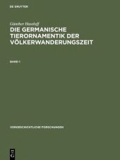 book Die germanische Tierornamentik der Völkerwanderungszeit: Studien zu Salin's Stil I. Bd. 1-3