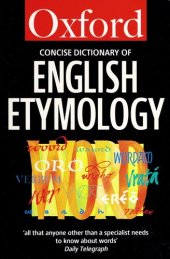 book The Concise Oxford Dictionary of English Etymology