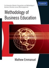 book Methodology of Business Education - For The University of Karala's Perspectives and Methodology of Busines Education (BCom programme)
