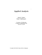 book Applied Analysis