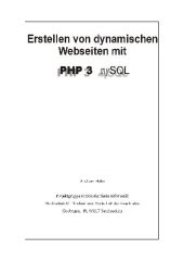 book Erstellen von dynamischen Webseiten mit PHP und MySQL