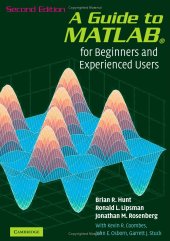 book A guide to MATLAB: for beginners and experienced users