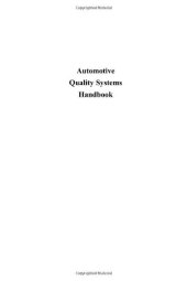 book Automotive Quality Systems Handbook