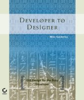 book Developer to designer: GUI design for the busy developer