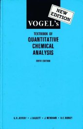 book Vogel's Textbook of Quantitative Chemical Analysis