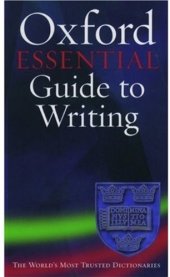 book The oxford essential guide to writing