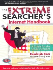 book The Extreme Searcher's Internet Handbook: A Guide for the Serious Searcher