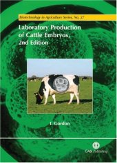 book Laboratory production of cattle embryos