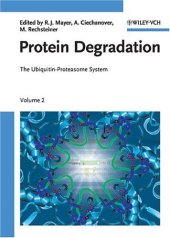 book Protein Degradation: The Ubiquitin-Proteasome System