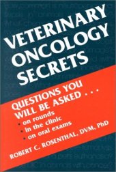 book Veterinary Oncology Secrets