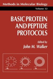 book Basic Protein and Peptide Protocols