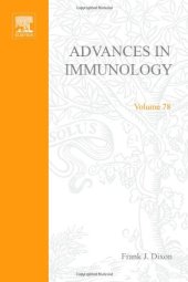 book Advances in Immunology, Vol. 78